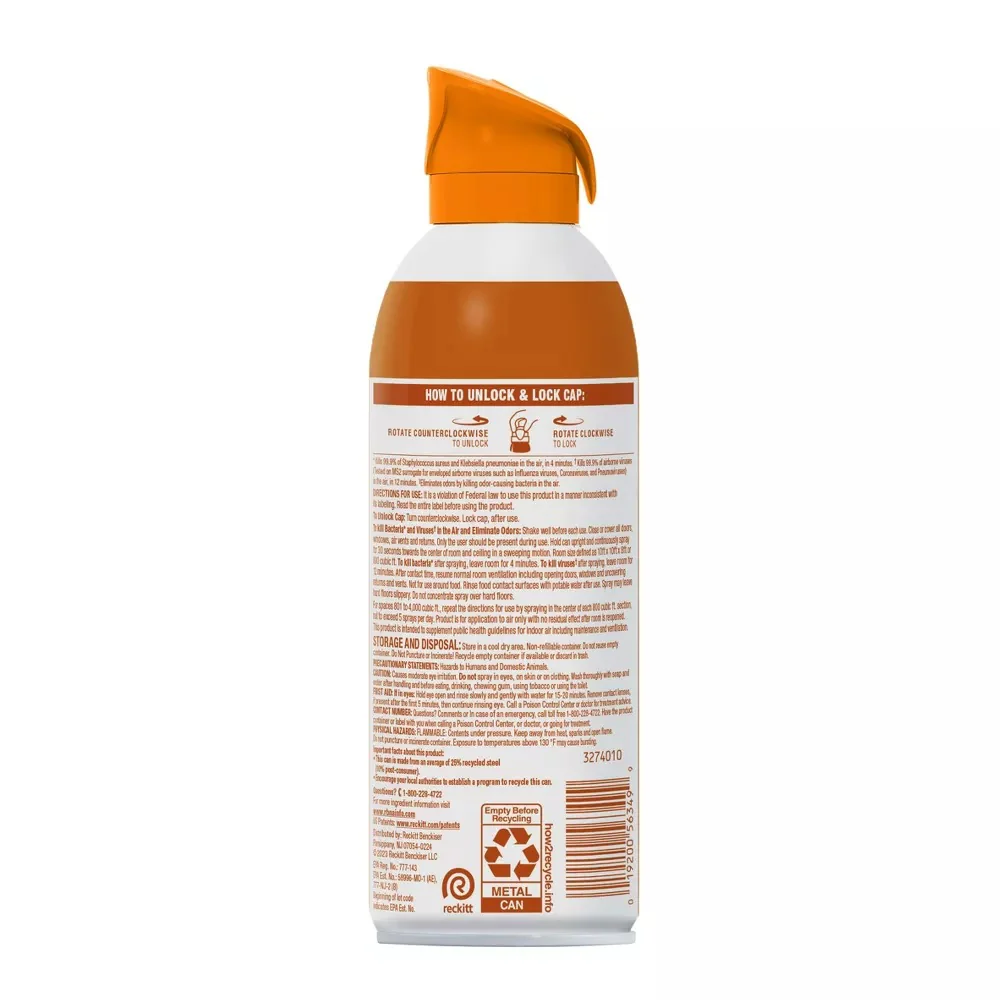 Lysol Air Sanitizer - Tropical Sunset - 10oz/6pk - Image 2