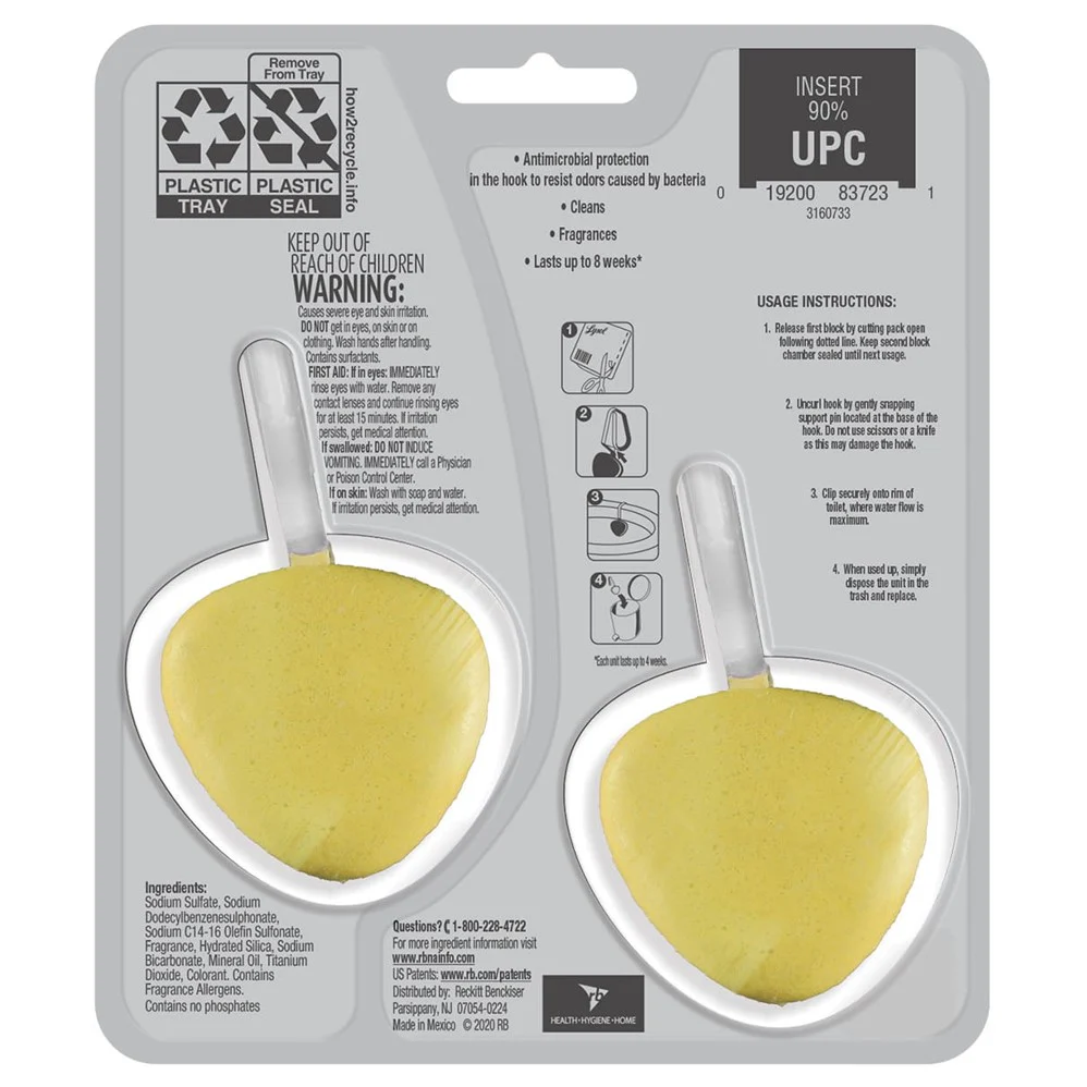 Lysol No Mess Automatic Toilet Bowl Cleaner - Citrus - 2ct/4pk - Image 2