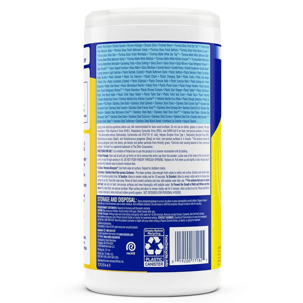 Lysol Disinfecting Wipes - Lemon & Lime Blossom - 80ct/6pk - Image 2
