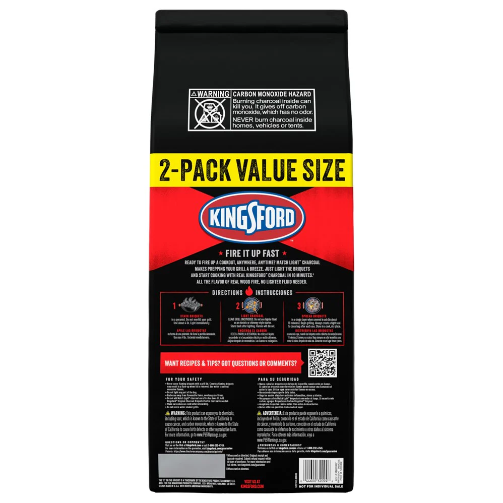 Match Light Briquets - (2x12)lb/1pk - Image 2
