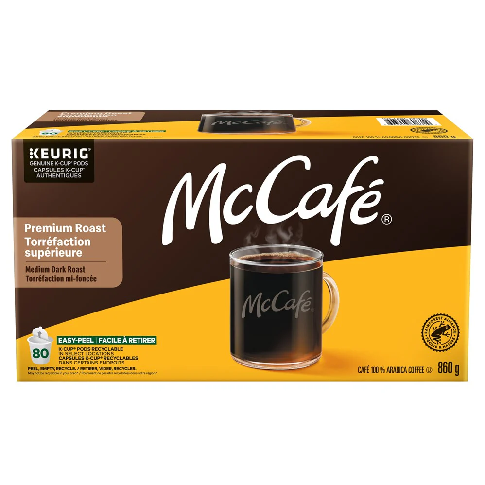 McCafe Premium Roast Medium Coffee K-Cup Pods - 80ct/1pk