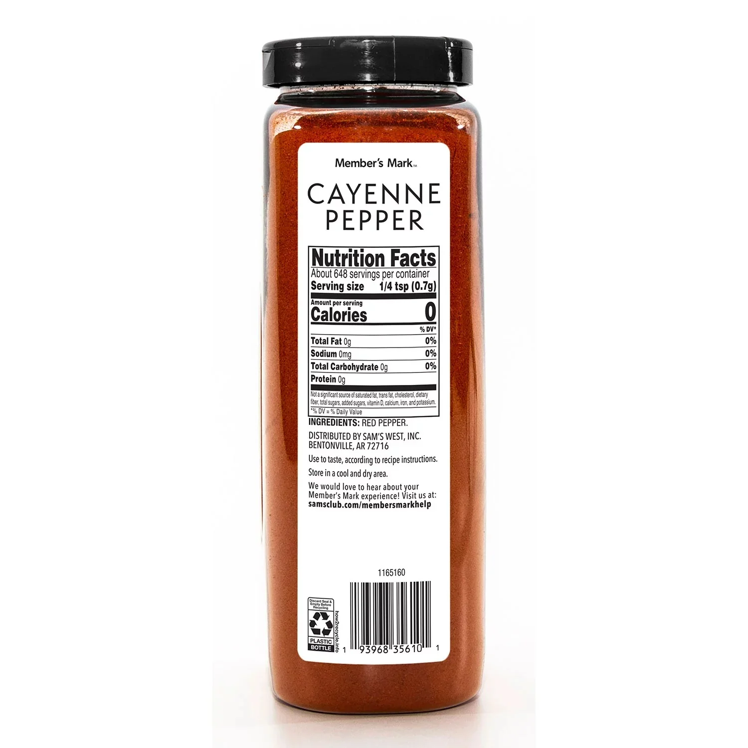 Member's Mark Cayenne Pepper Seasoning - 16oz/1pk - Image 2