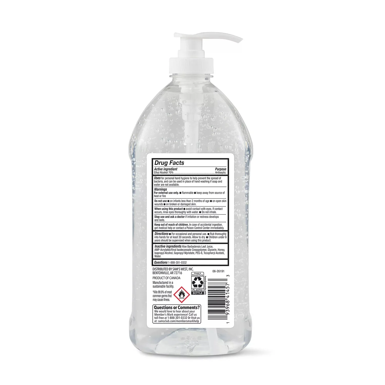 Member's Mark Hand Sanitizer - 67.6oz/1pk - Image 2