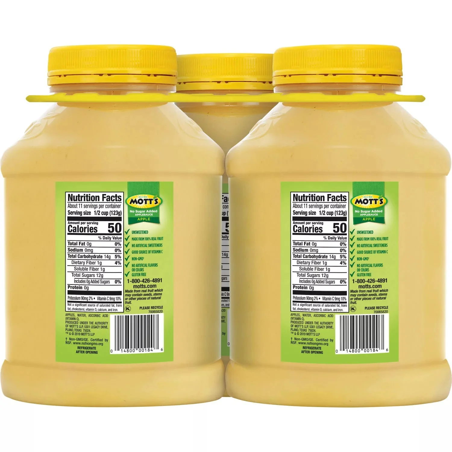 Mott's No Sugar Added Applesauce - 46oz/3pk - Image 2
