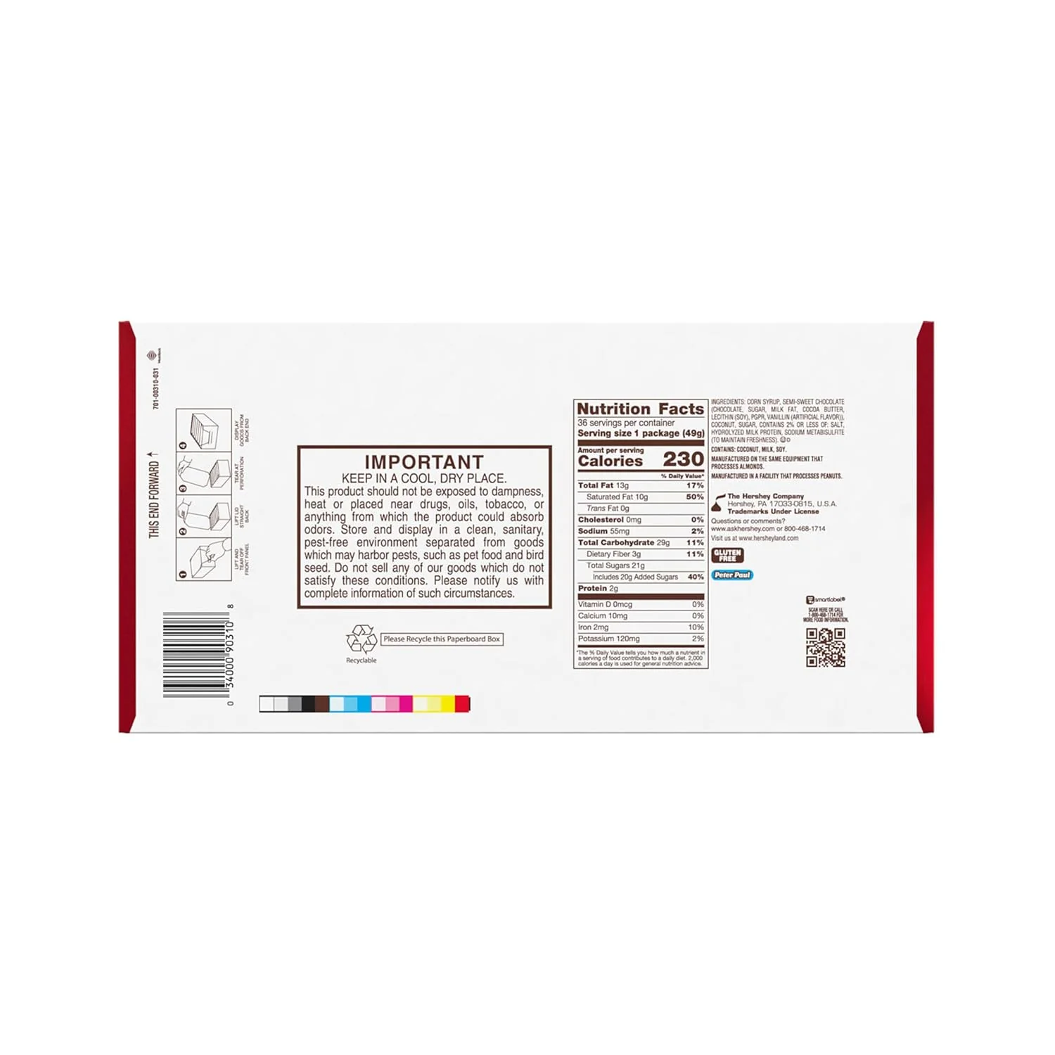 Mounds Dark Chocolate & Coconut - (36x1.75)oz/12pk - Image 2