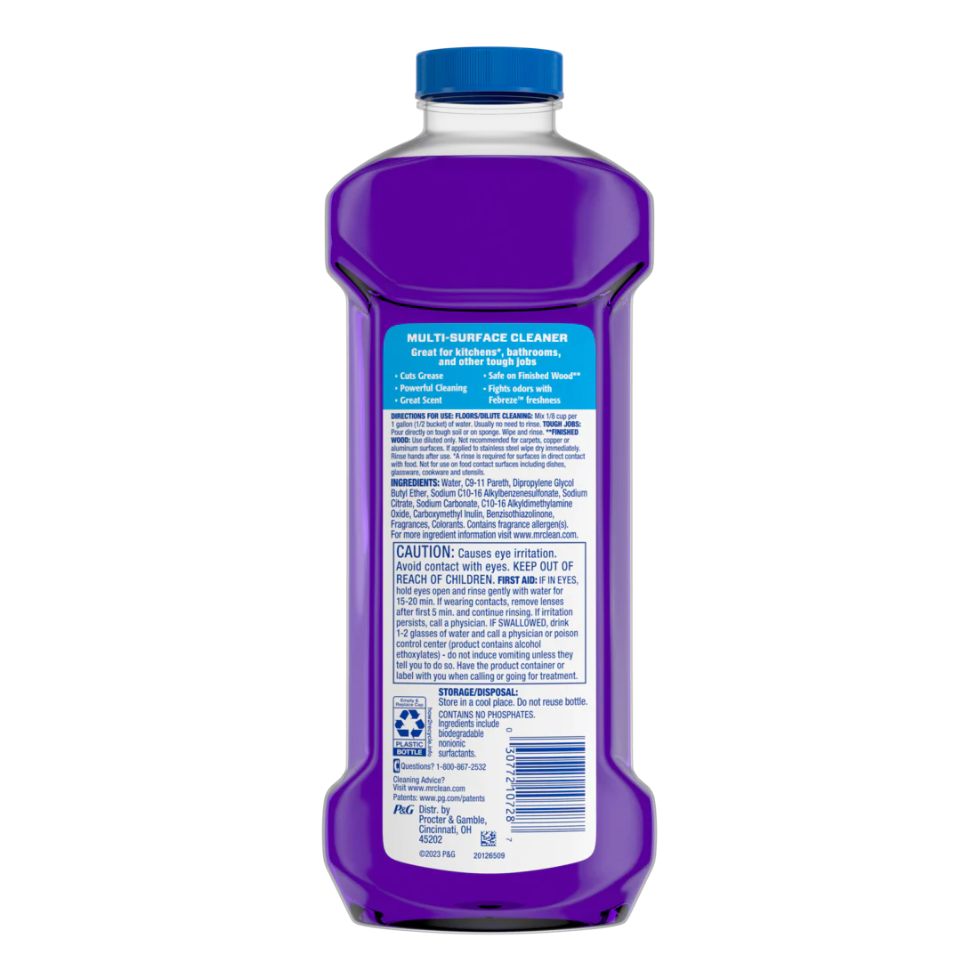 Mr. Clean All Purpose Cleaner Floor Cleaner for Mopping Cleaning Liquid Lavender - 23oz/6pk - Image 2