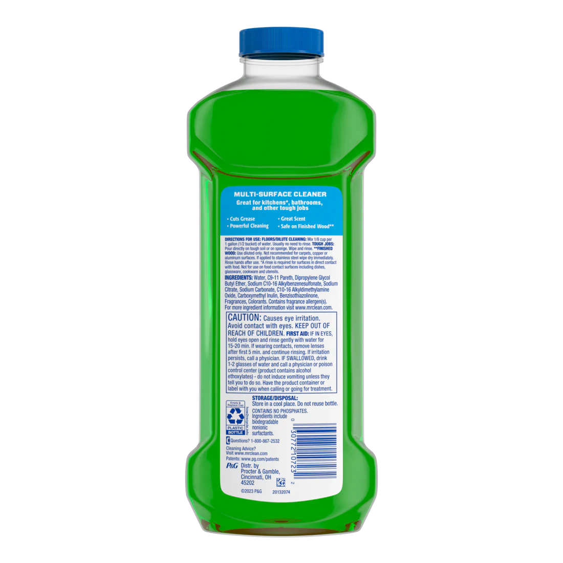 Mr. Clean All Purpose Cleaner  Floor Cleaner For Mopping Cleaning Liquid Gain - 23oz/6pk - Image 2