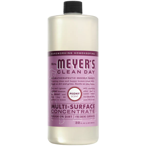 Mrs. Meyers All Purpose Cleaner Concentrate Peony - 32oz/6pk