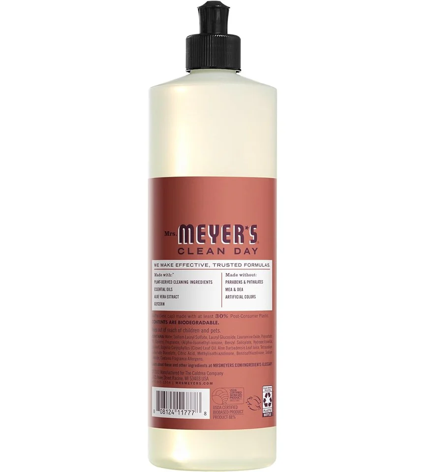 Mrs. Meyer's Clean Day Liquid Dish Soap Fall Leaves Scent - 16oz/6pk - Image 2