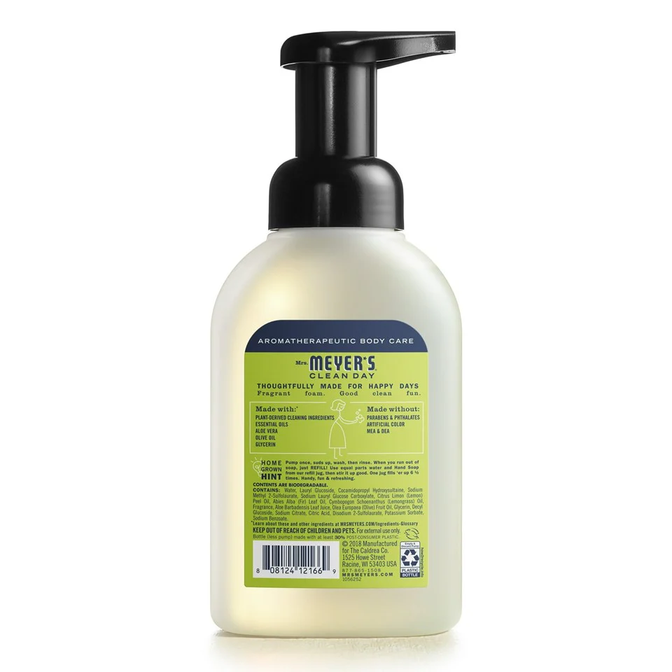 Mrs. Meyers Foaming Hand Soap Lemon Verbena - 10oz/6pk - Image 2