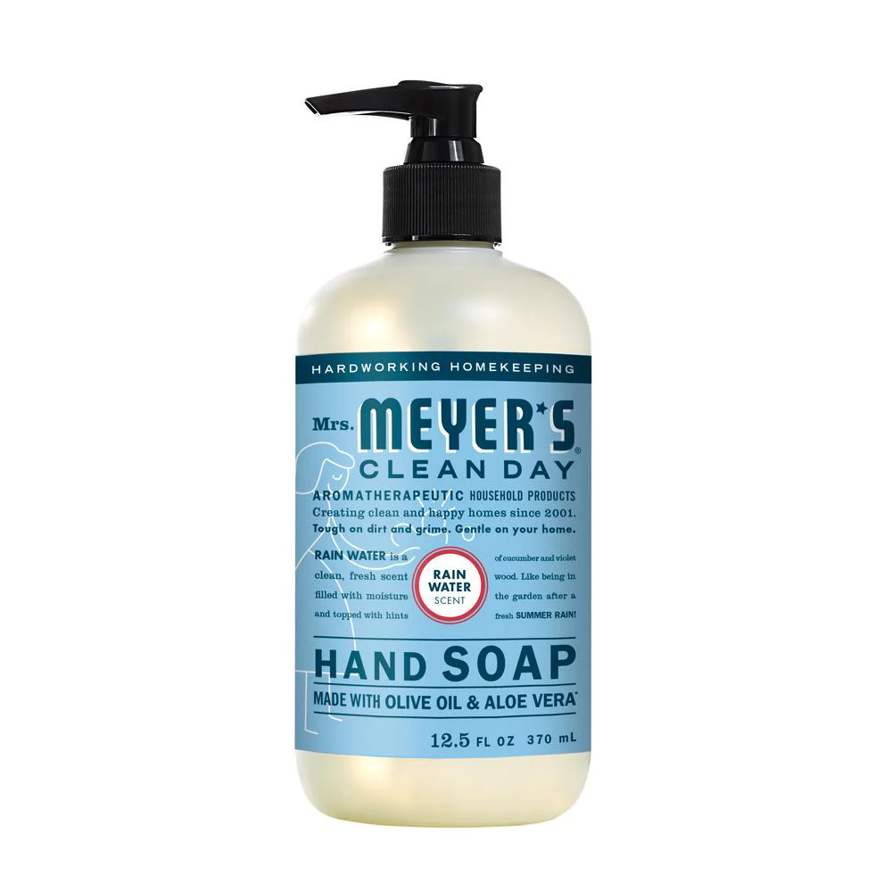 Mrs. Meyers Liq. Soap Rainwater - 12.5oz/6pk
