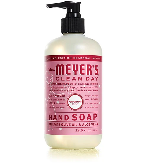 Mrs. Meyers Liquid Hand Soap Peppermint - 12.5oz/6pk