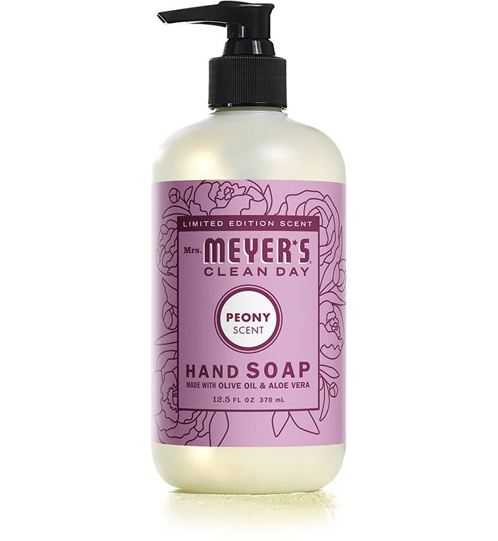Mrs. Meyers Liquid Hand Soap Peony - 12.5oz/6pk