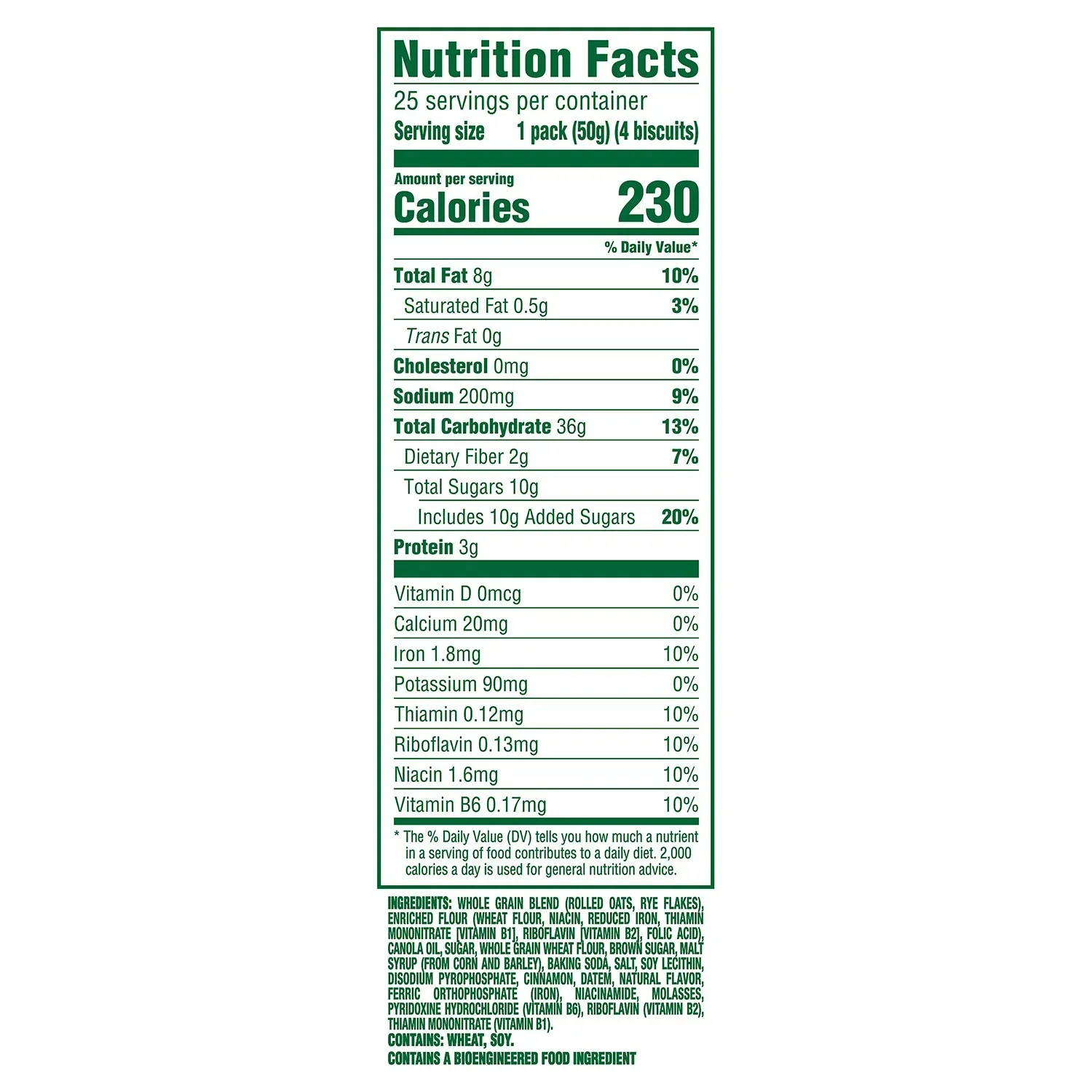 Nabisco Belvita Cinnamon Brown Sugar - 4ct/25pk - Image 2