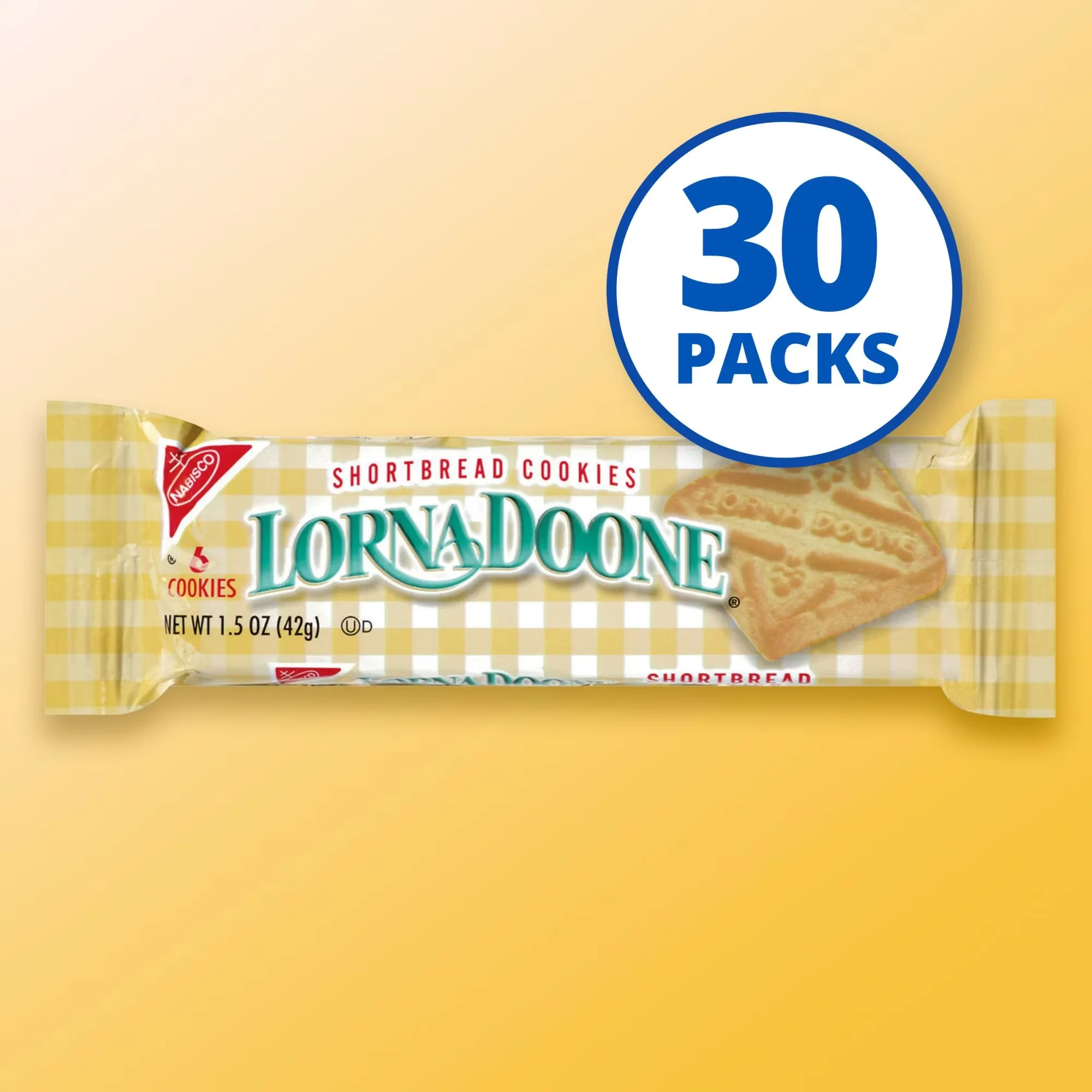 Nabisco Lorna Doone ShortBread Cookies - 1.5oz/30pk - Image 2