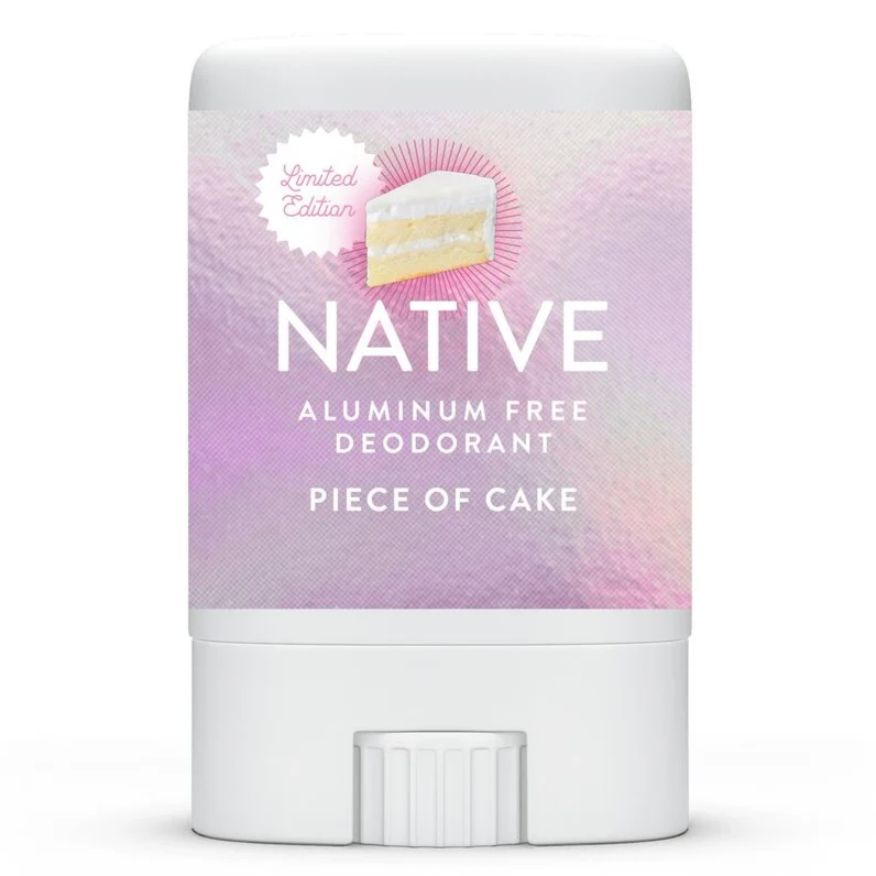 Native Limited Edition Piece Of Cake Mini Deodorant - 0.35oz/24pk