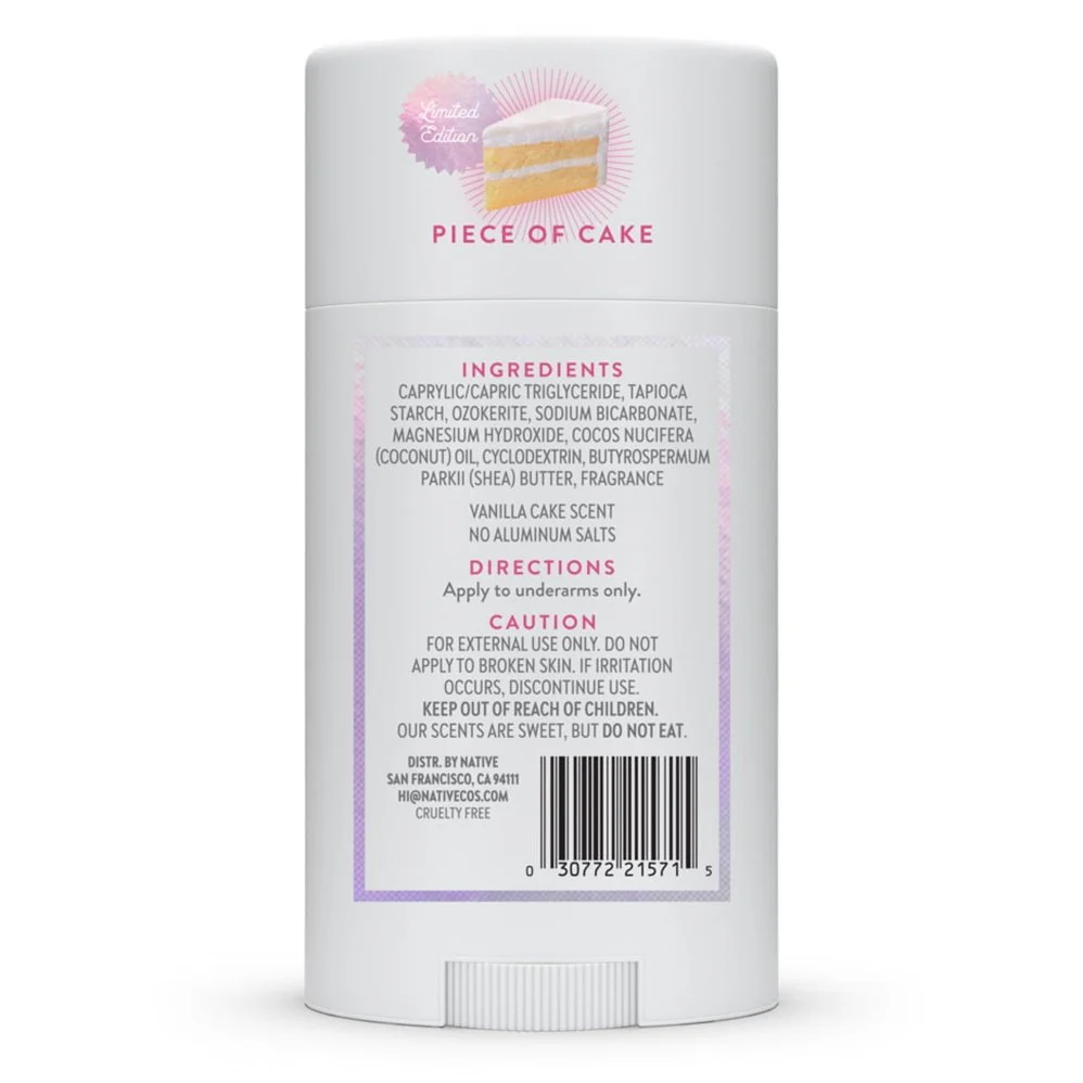 Native Limited Edition Piece Of Cake Deodorant - 2.65oz/12pk - Image 2