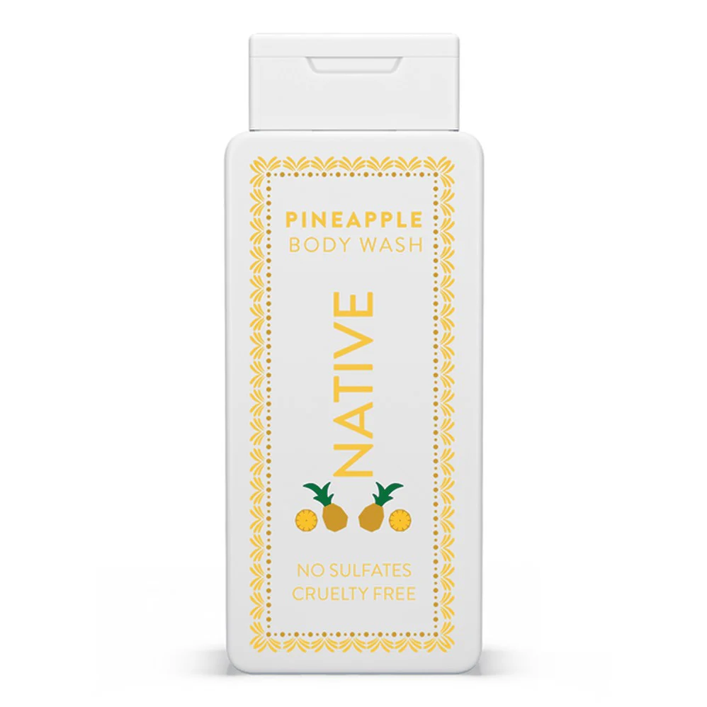 Native Limited Edition Pineapple Body Wash - 18oz/6pk