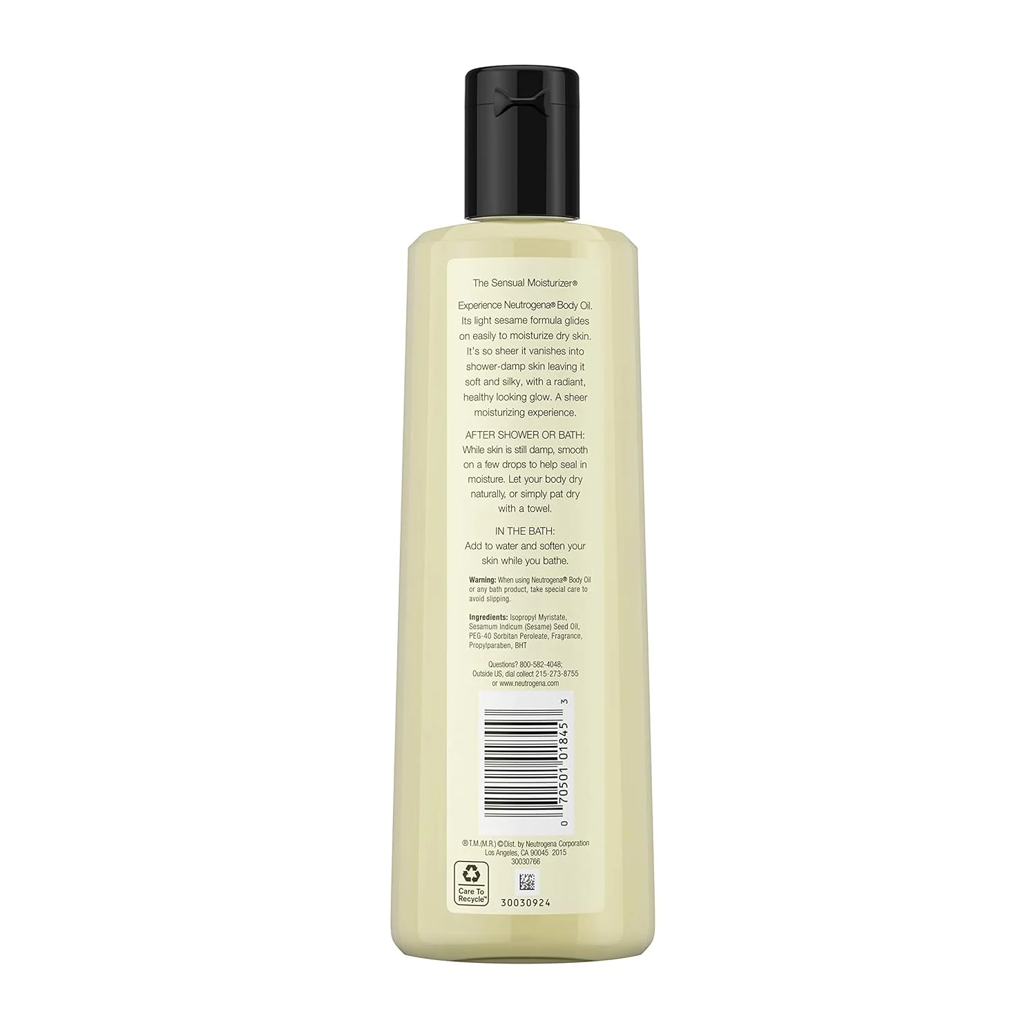 Neutrogena Body Oil Light Sesame Formula - 16oz/3pk - Image 2