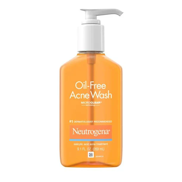 Neutrogena Oil-Free Salicylic Acid Acne Fighting Face Wash - 9.1oz/4pk