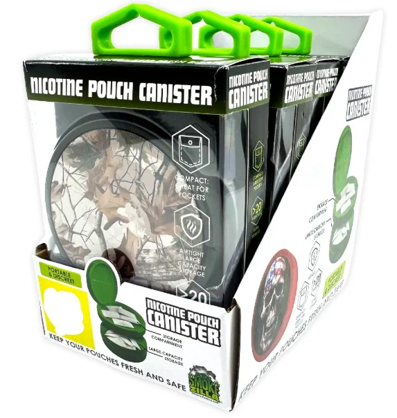 Nicotine Pouch and Storage Canisters - 4ct