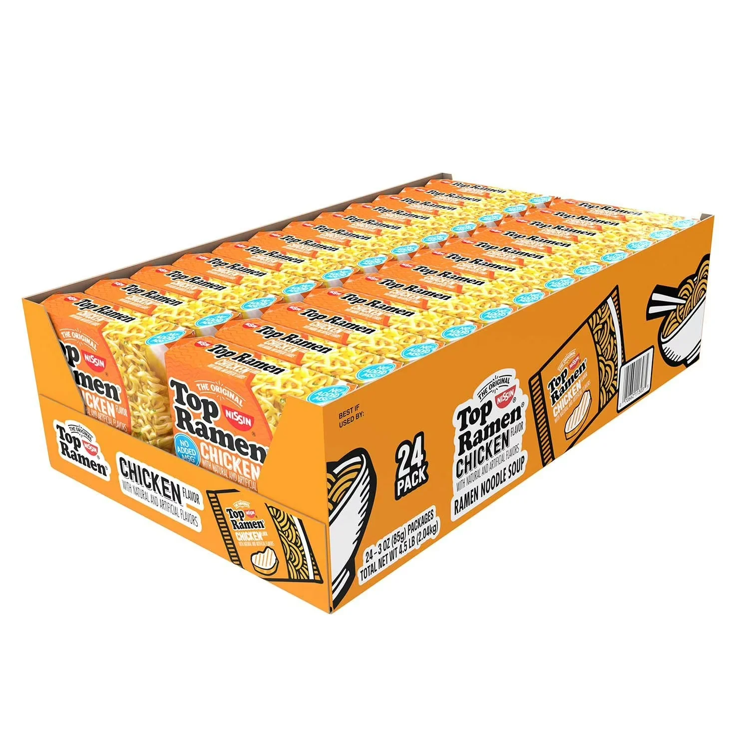 Nissin Top Ramen Chicken Noodle Soup - 3oz/24pk - Image 2