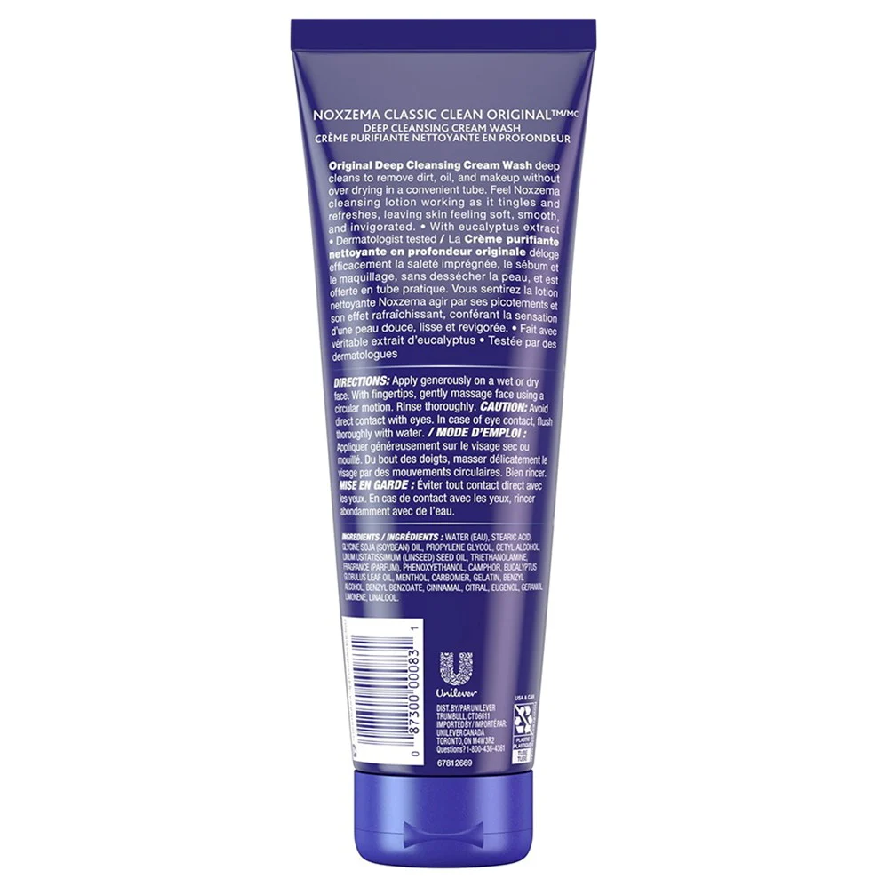 Noxzema Classic Clean Original Deep Cleansing Cream Wash - 8oz/6pk - Image 2