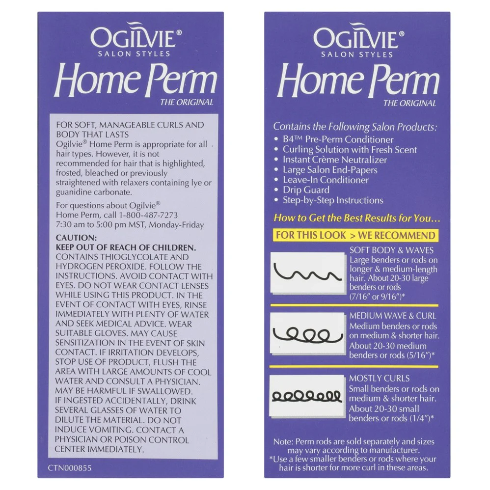 Ogilvie Home Perm Color Treated/Delicate (1 Application) - 1oz/12pk - Image 2