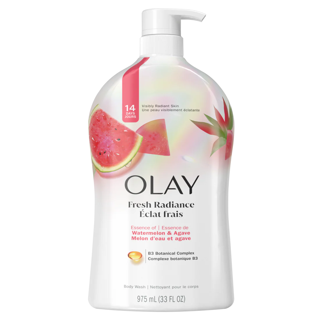 Olay Fresh Outlast Notes of Watermelon & Agave Body Wash - 33oz/4pk