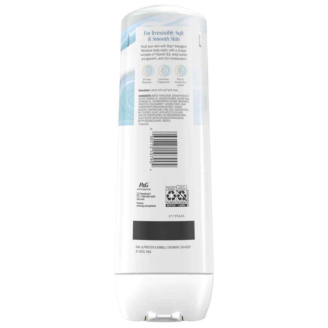 Olay Indulgent Moisture Body Wash Infused With Vitamin B3 Notes Of Guava And Coconut - 20oz/4pk - Image 2