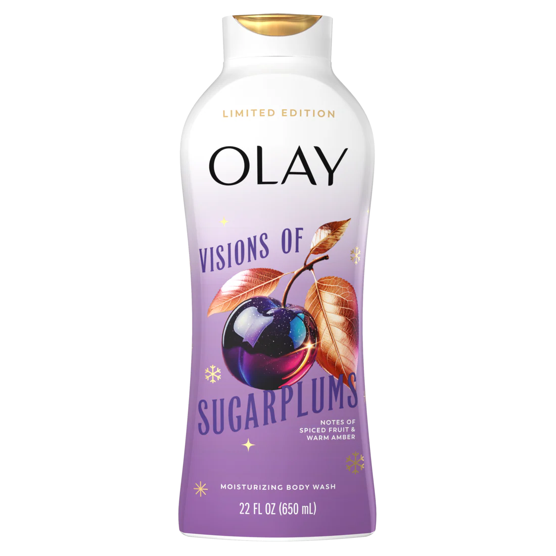 Olay Limited Edition Moisturizing Body Wash Visions of Sugarplums Hydrating Body Wash - 22oz/4pk