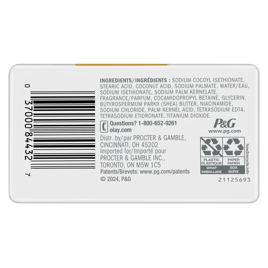 Olay Ultra Moisture Shea Butter Beauty Bar With Vitamin B3 Complex - (4x3.17)oz/12pk - Image 2