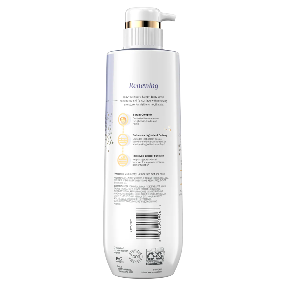 Olay Renewing Body Wash With Retinol Serum Complex - 20oz/4pk - Image 2