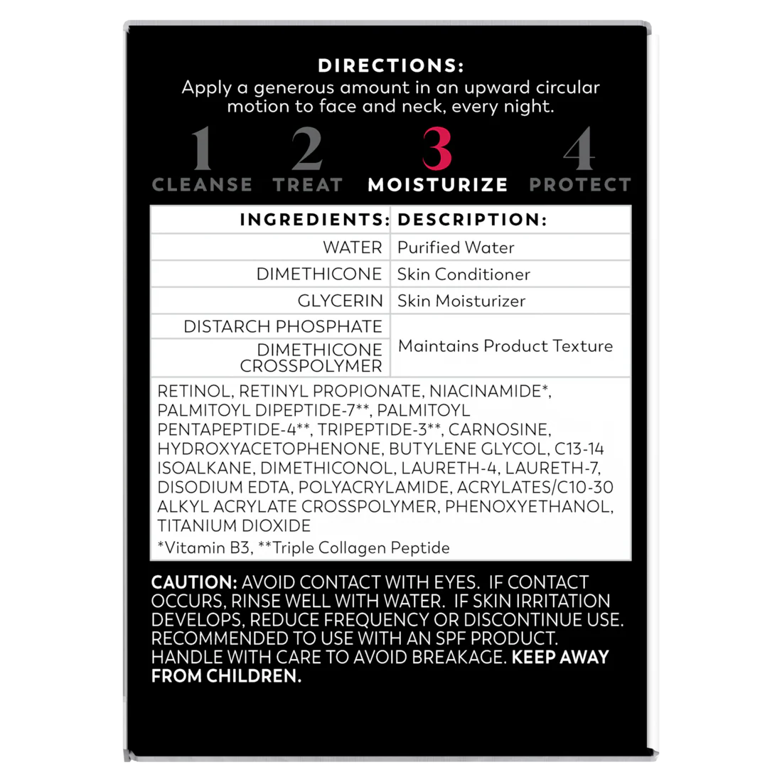 Olay Regenerist Retinol 24 Night Cream For Women Anti-Aging Moisturizer Fragrance-Free Non-Greasy Anti-Wrinkle Hydrating Skin Care With Triple Collagen Peptide - 1.7oz/12pk - Image 2