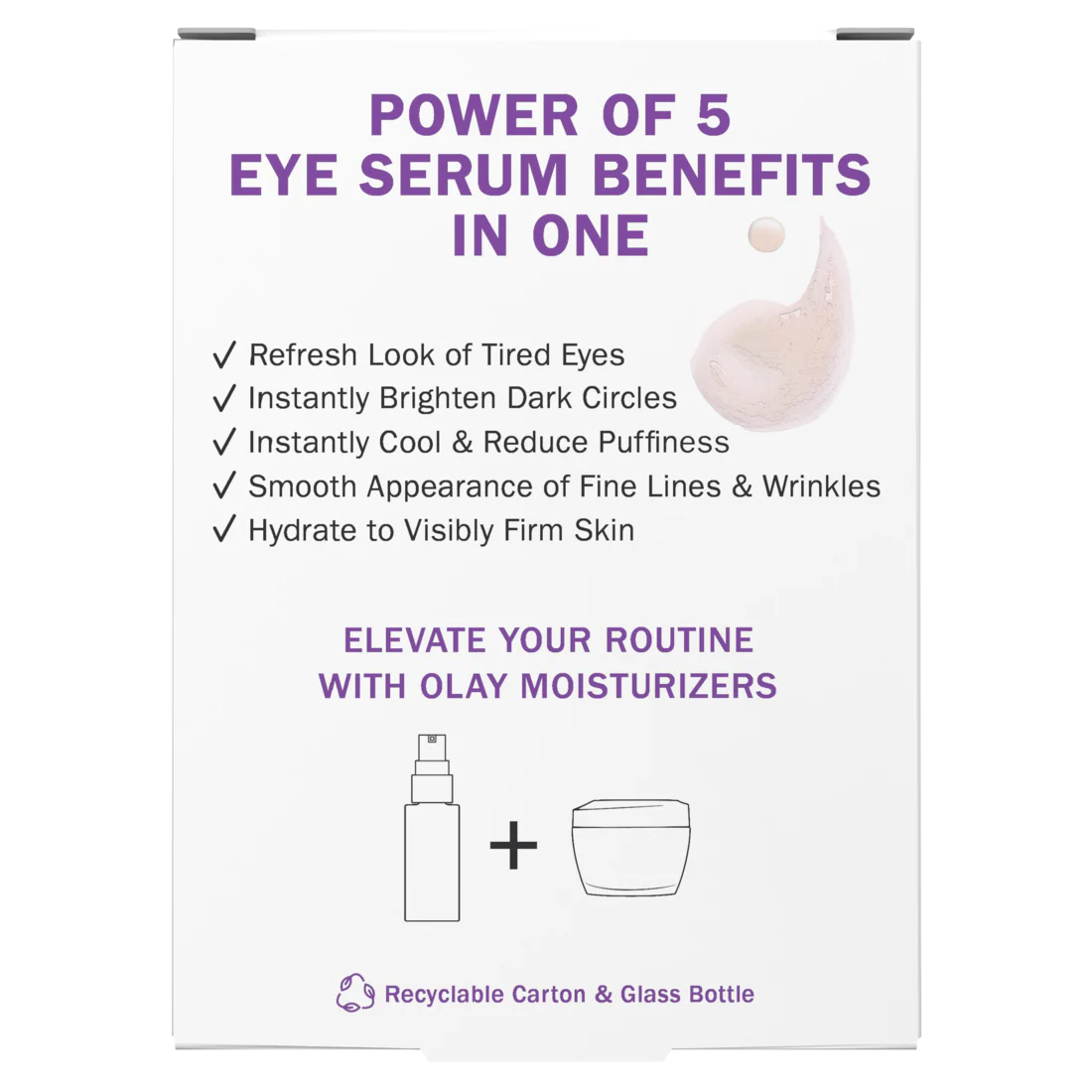 Olay Super Eye Serum - Vitamin C Caffeine Niacinamide Amino Peptide Aloe Vera - Brightens Dark Circles Anti-Wrinkle Anti-Aging Brightening Smooths Fine Lines Firming Hydrating - 0.45oz/3pk - Image 2
