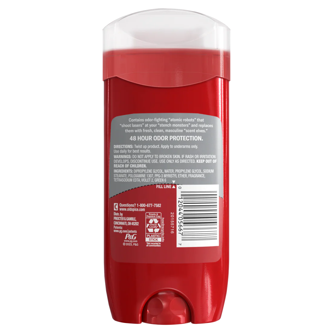 Old Spice Aluminum Free Deodorant For Men High Endurance Fresh - 3.4oz/12pk - Image 2