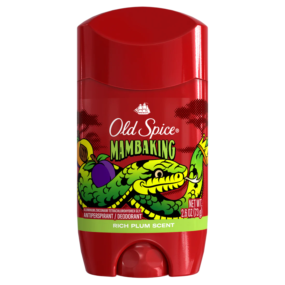 Old Spice Antiperspirant And Deodorant For Men 24/7 Freshness Long Lasting Sweat And Odor Protection Legendary Fragrance Mambaking Rich Plum Scent - 2.6oz/12pk