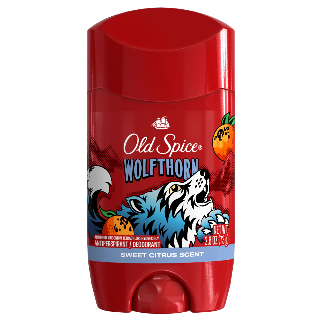 Old Spice Antiperspirant And Deodorant For Men 24/7 Freshness Long Lasting Sweat And Odor Protection Legendary Fragrance Wolfthorn Sweet Citrus Scent - 2.6oz/12pk