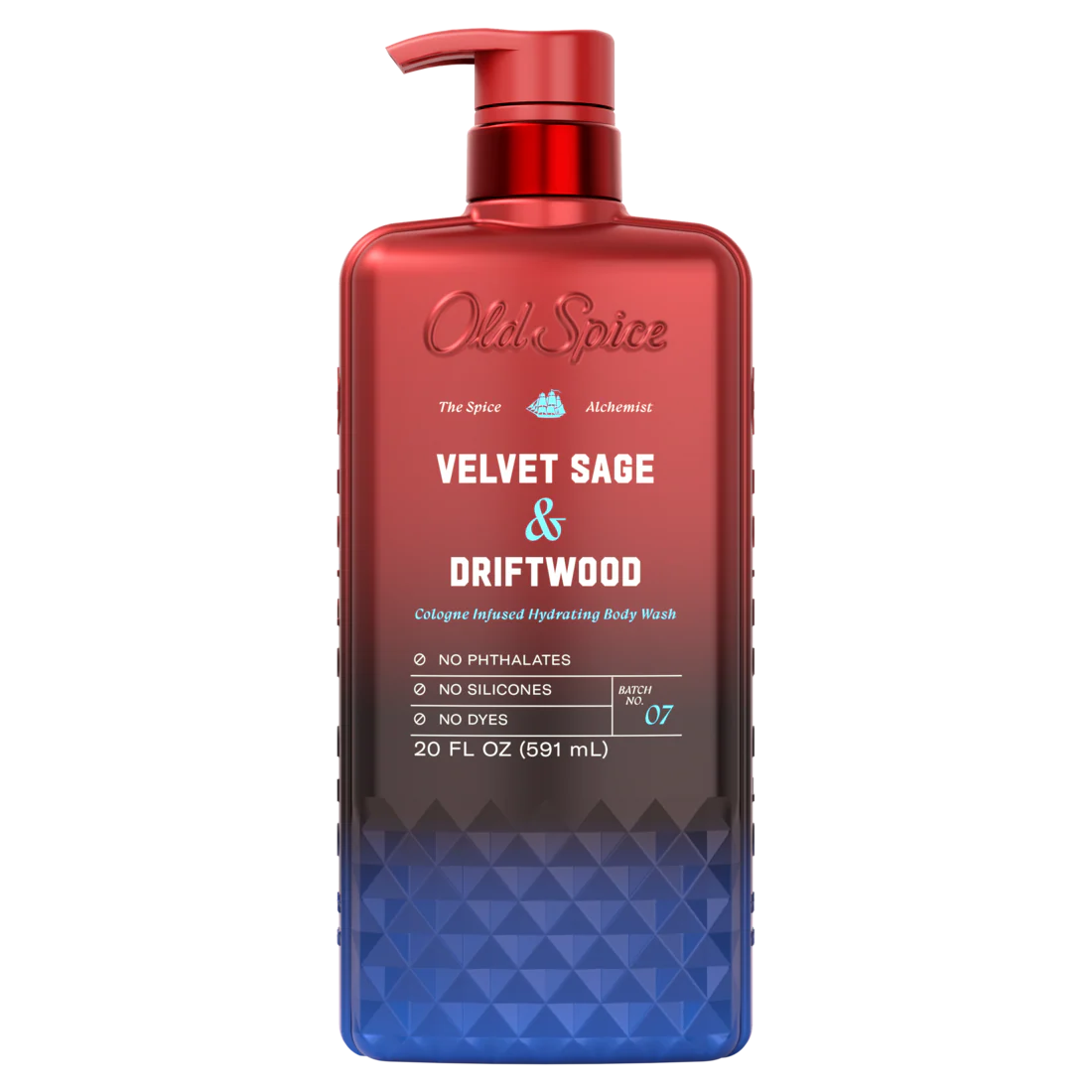 Old Spice Body Wash for Men The Spice Alchemist Collection Cologne Infused Signature Scent Velvet Sage and Driftwood Scent No Trade Offs Crafted for Compliments - 20oz/4pk