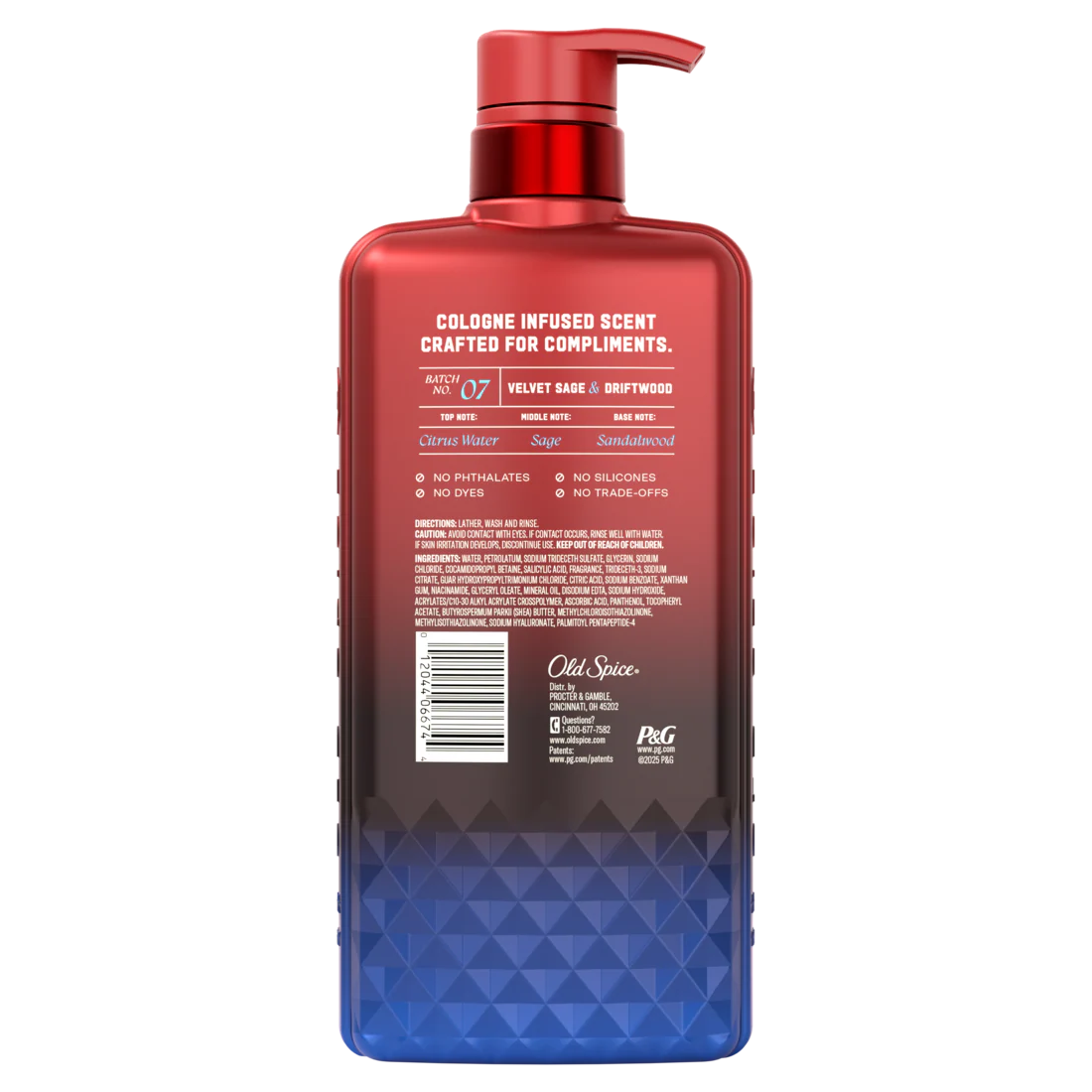 Old Spice Body Wash for Men The Spice Alchemist Collection Cologne Infused Signature Scent Velvet Sage and Driftwood Scent No Trade Offs Crafted for Compliments - 20oz/4pk - Image 2