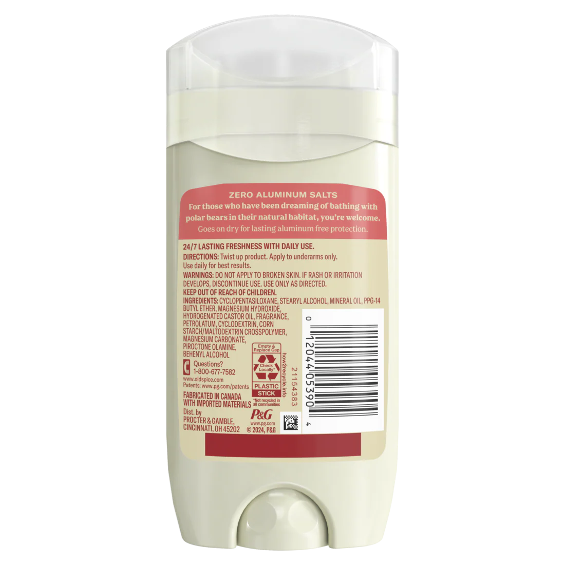 Old Spice Gentleman's Collection Deodorant Himalayan Sea Salt Aluminum Free - 3oz/12pk - Image 2