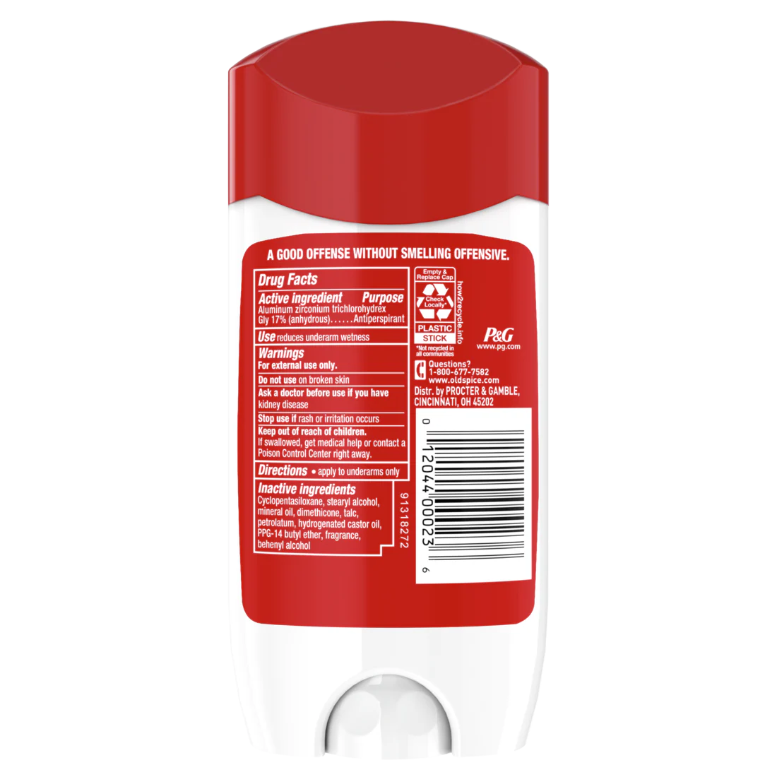 Old Spice High Endurance Anti-Perspirant Deodorant For Men Original Scent - 3oz/12pk - Image 2