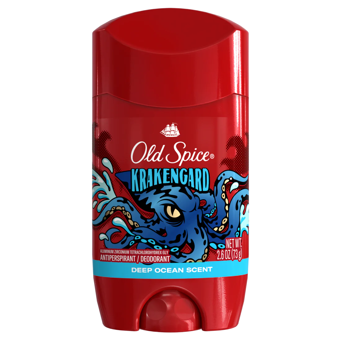 Old Spice Antiperspirant And Deodorant For Men 24/7 Freshness Long Lasting Sweat And Odor Protection Legendary Fragrance Krakengard Deep Ocean Scent - 2.6oz/12pk