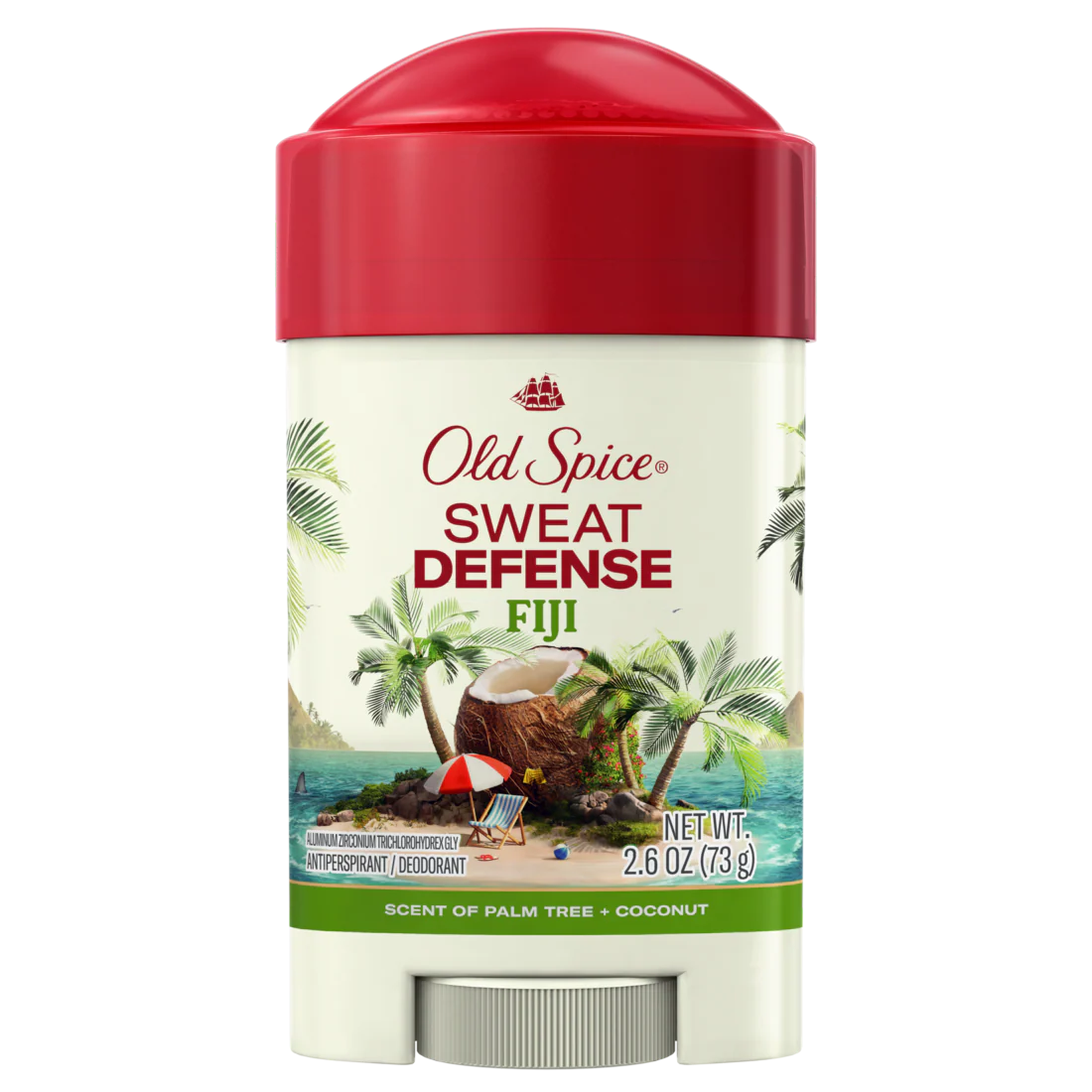 Old Spice Antiperspirant And Deodorant For Men 24/7 Freshness Long Lasting Sweat And Odor Protection Legendary Fragrance Sweat Defense Fiji - 2.6oz/12pk