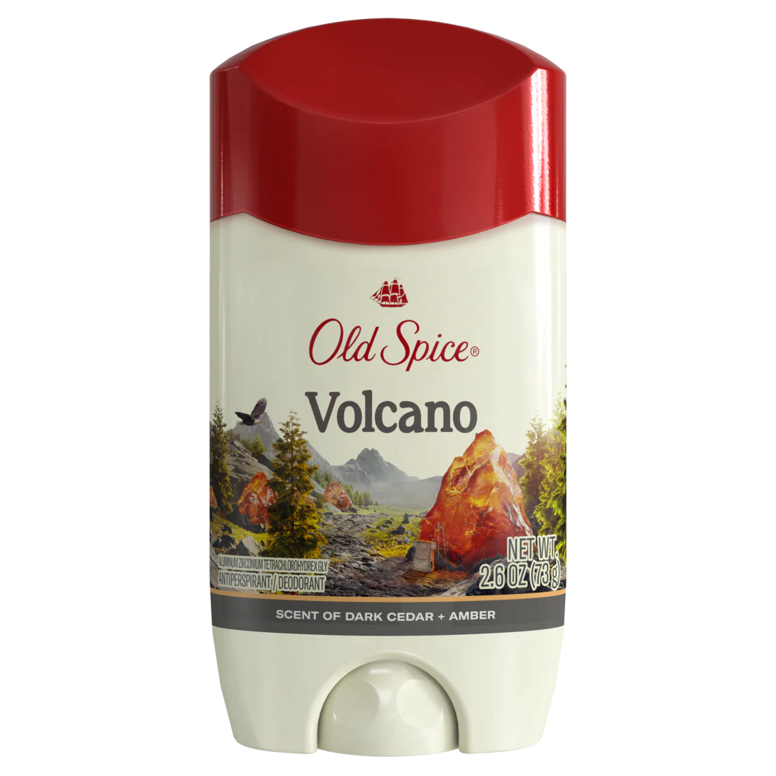 Old Spice Men's Antiperspirant And Deodorant Volcano Scent 24/7 Sweat And Odor Protection - 2.6oz/12pk