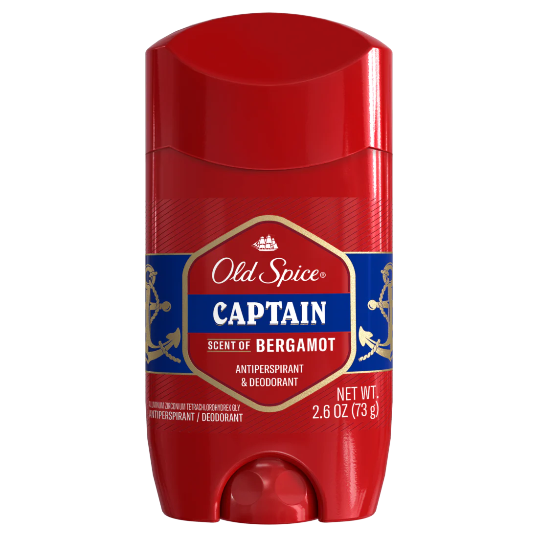 Old Spice Captain Scent Of Bergamot Anti-Perspirant And Deodorant For Men - 2.6oz/12pk