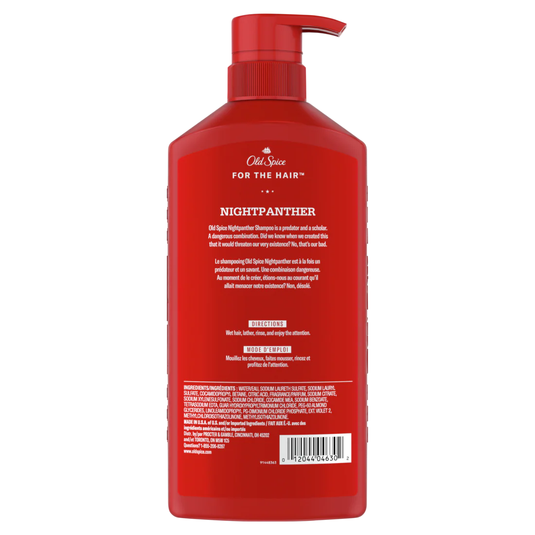 Old Spice Nightpanther Shampoo For Men Healthier Fuller More Moisturized Looking Hair - 21.9oz/4pk - Image 2