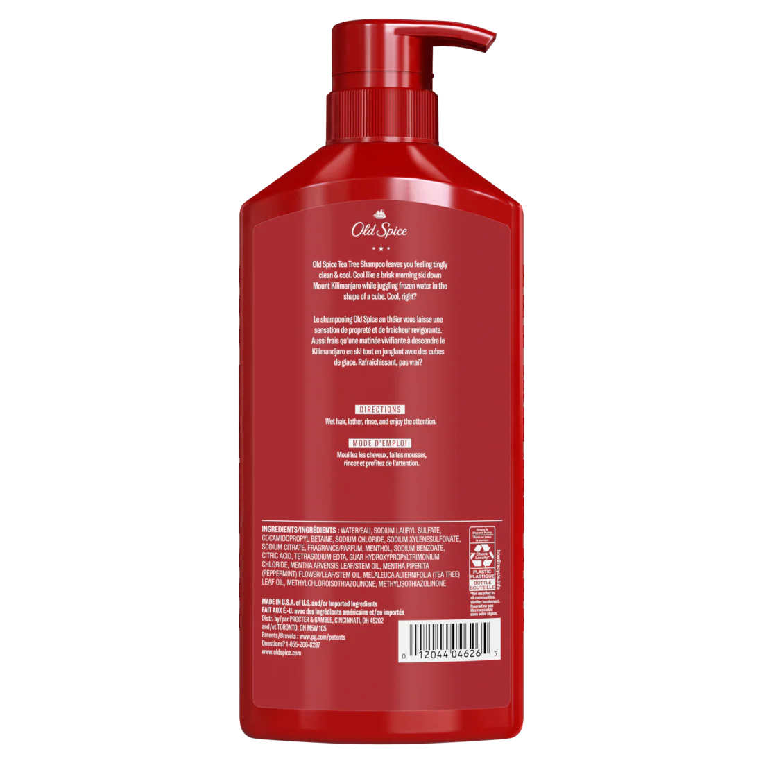 Old Spice Tea Tree Shampoo For Men Healthier Fuller More Moisturized Looking Hair - 21.9oz/4pk - Image 2