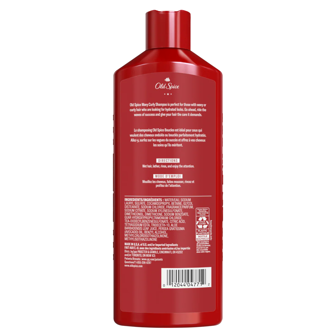 Old Spice Wavy Curly Shampoo For Men Healthier Fuller More Moisturized Looking Hair Tangle-Free Formula - 13.5oz/6pk - Image 2