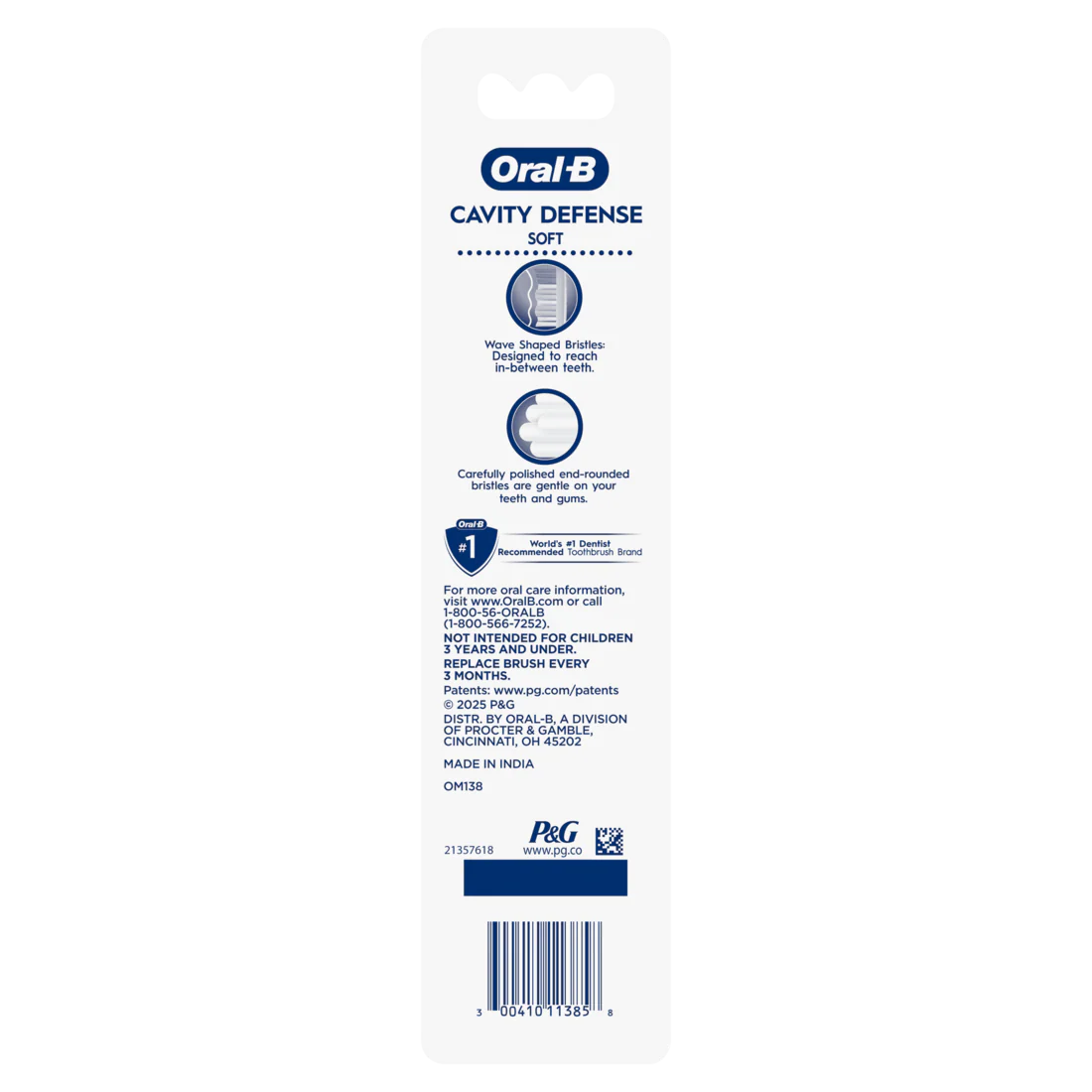 Oral-B Essential Clean Cavity Defense Soft Toothbrush - 2ct/36pk - Image 2